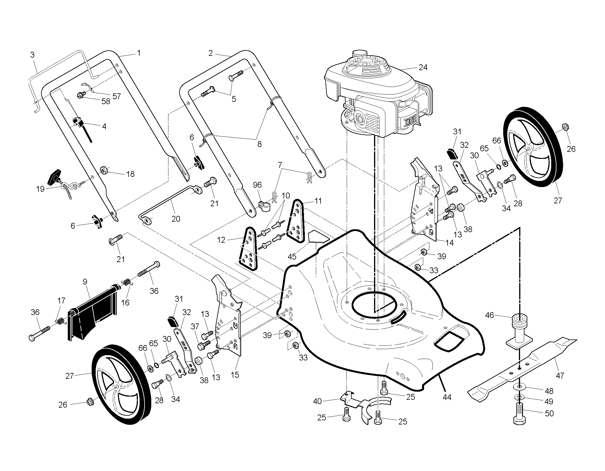 RAHMEN UND MOTOR