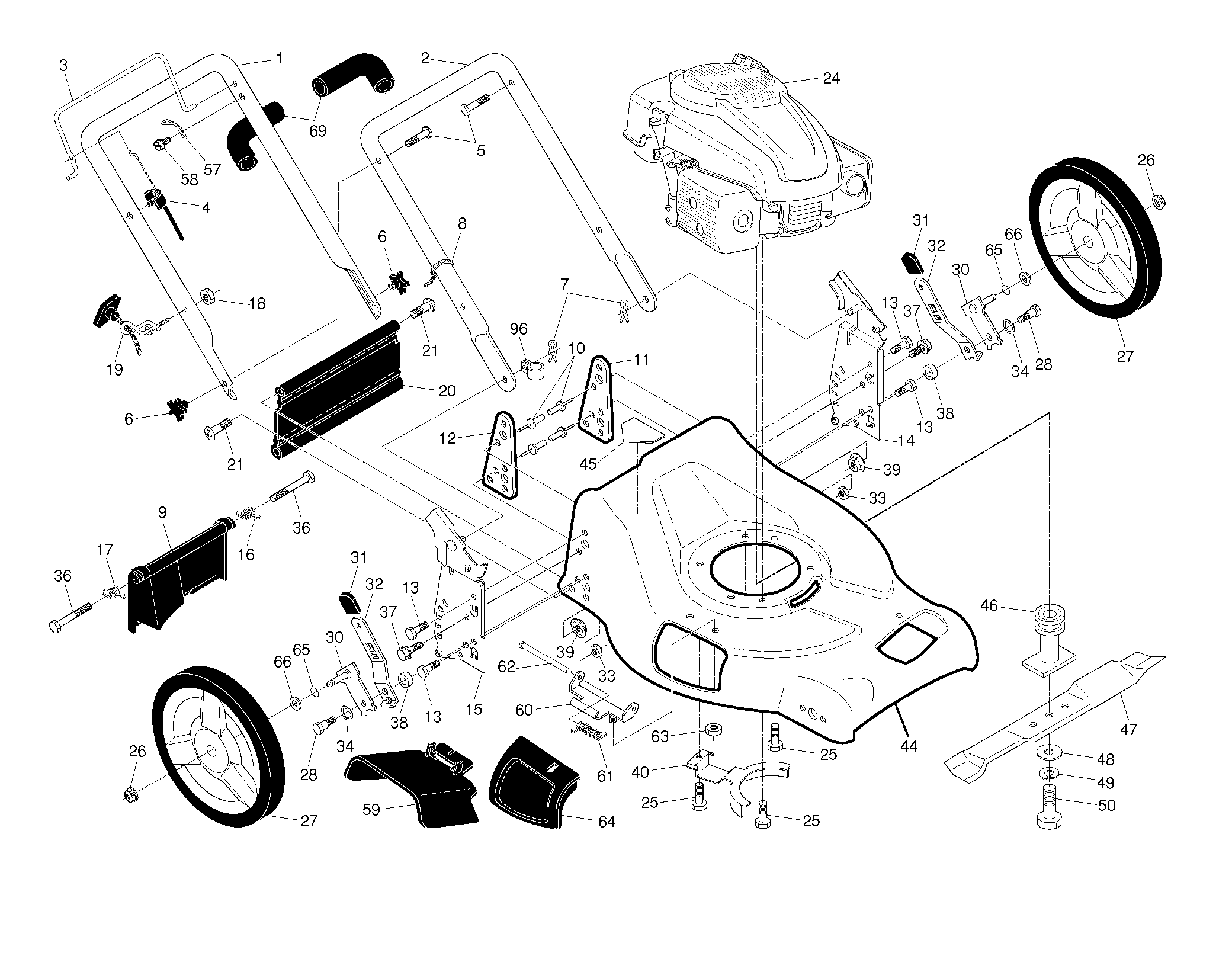 RAHMEN UND MOTOR