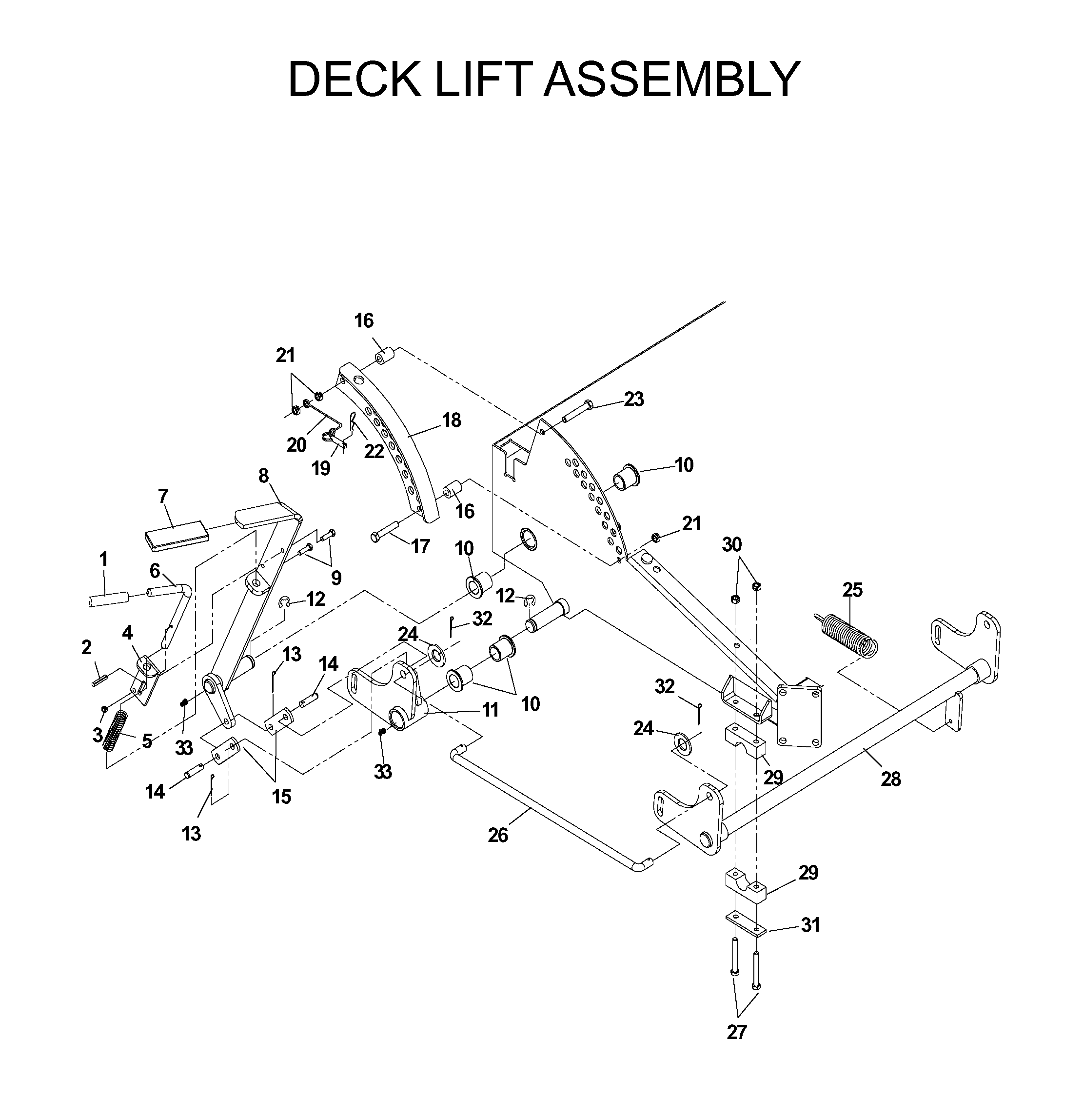 Rasenmäherlift / Decklift