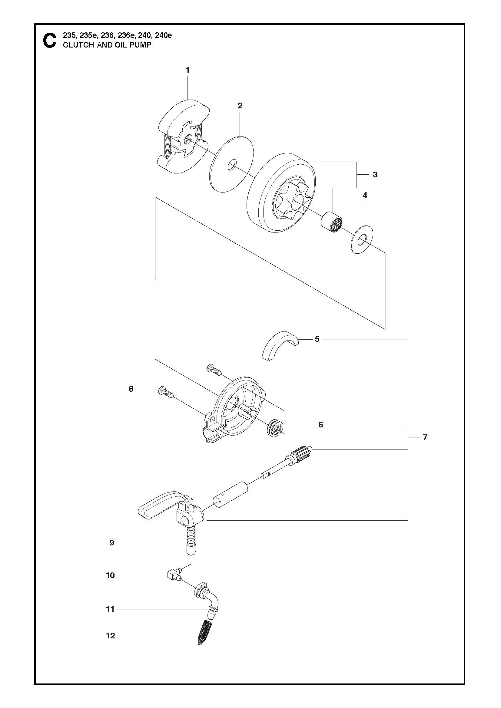 EMBRAYAGE ET POMPE À HUILE