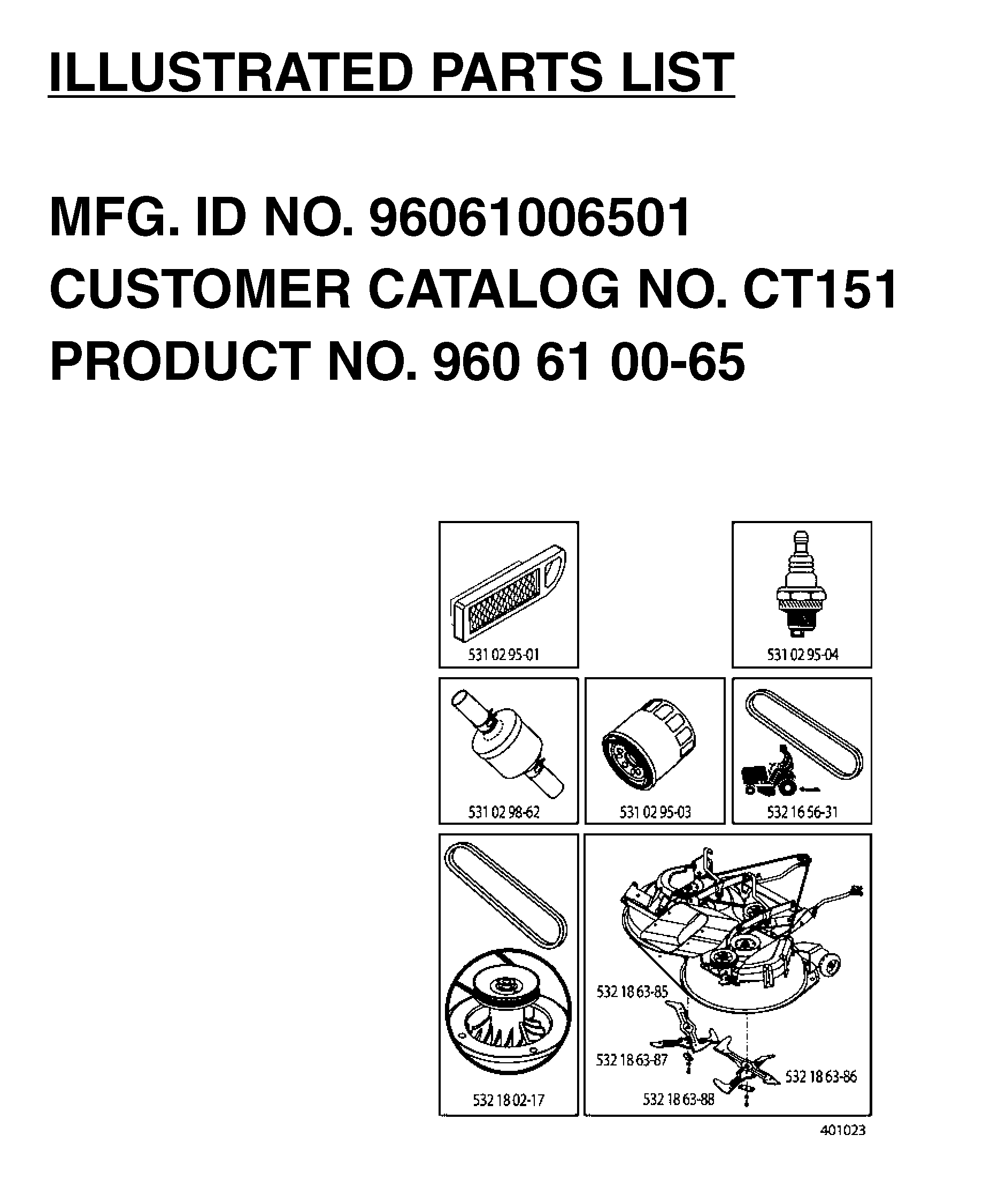 MEISTVERWENDETE ERSATZTEILE