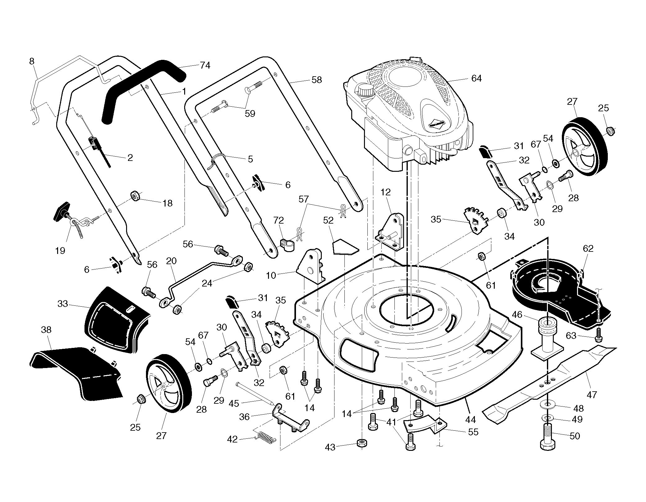 RAHMEN UND MOTOR