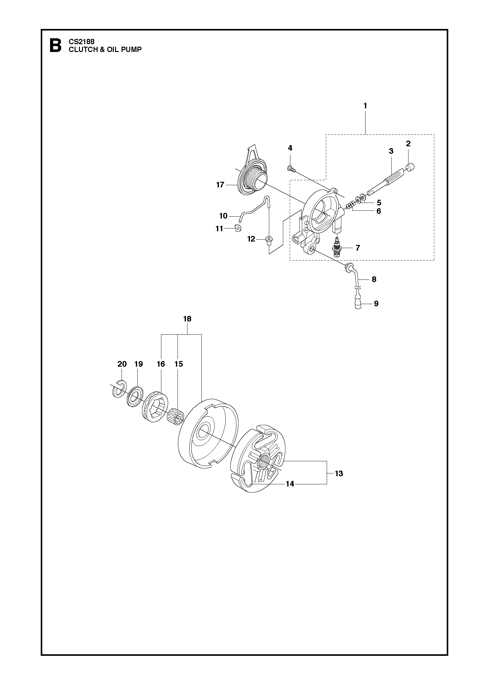 EMBRAYAGE ET POMPE À HUILE
