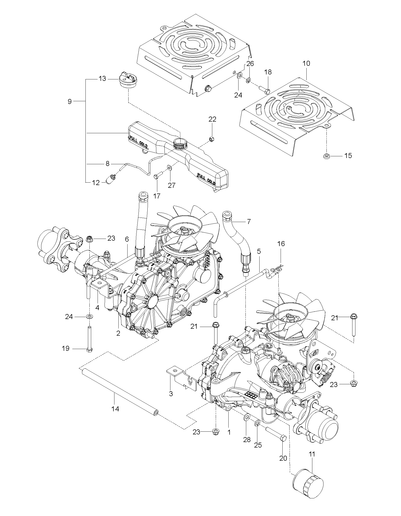 HYDRAULIKPUMPE UND MOTOR