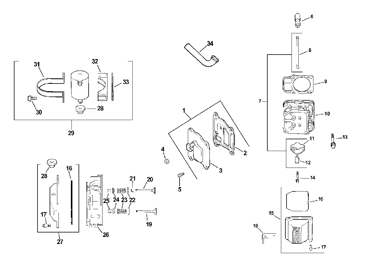 CYLINDER HEAD - VALVE - BREATHER