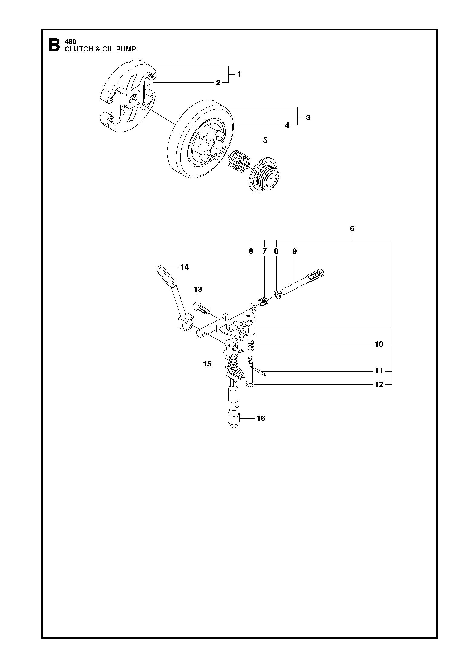 EMBRAYAGE ET POMPE À HUILE