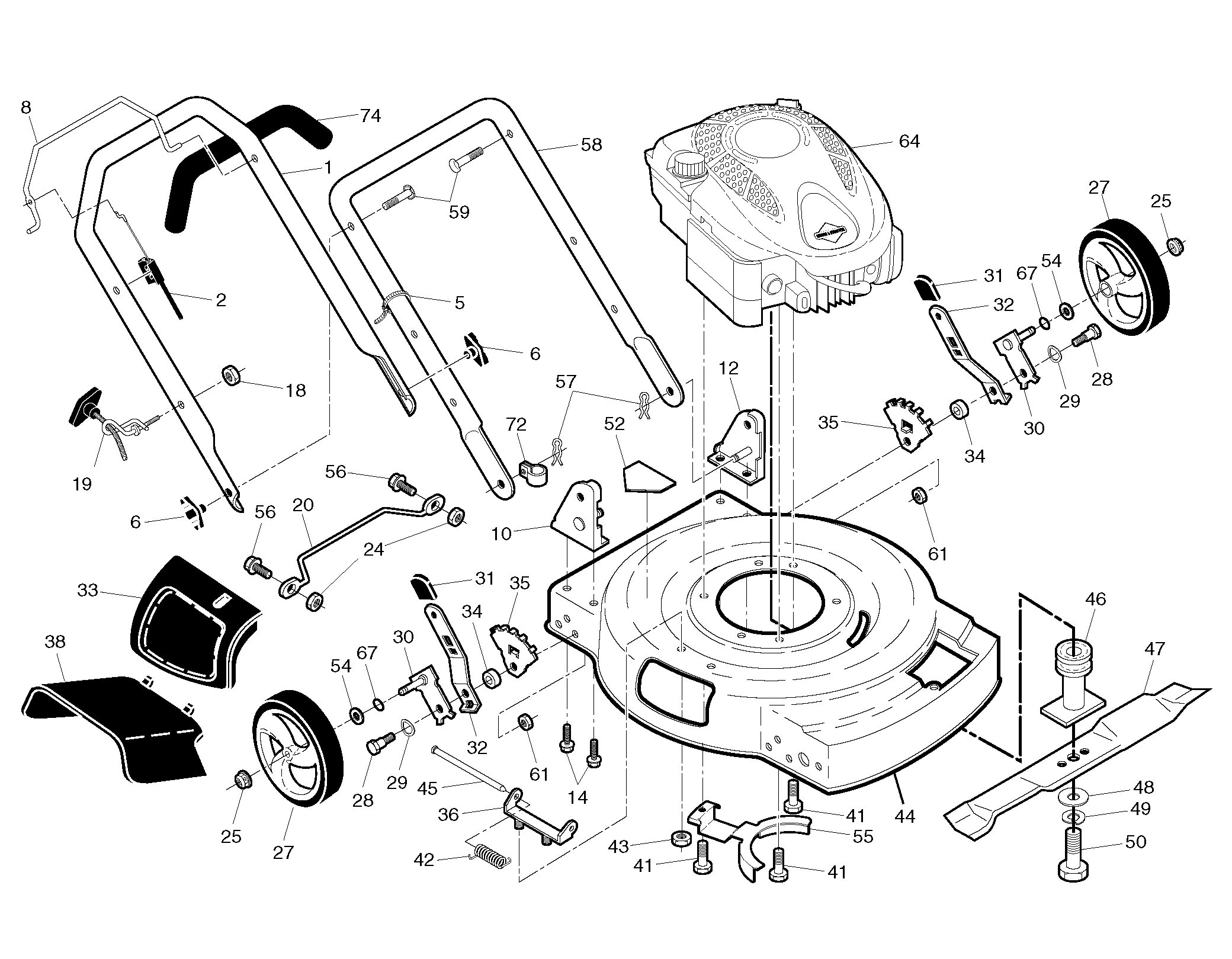 RAHMEN UND MOTOR