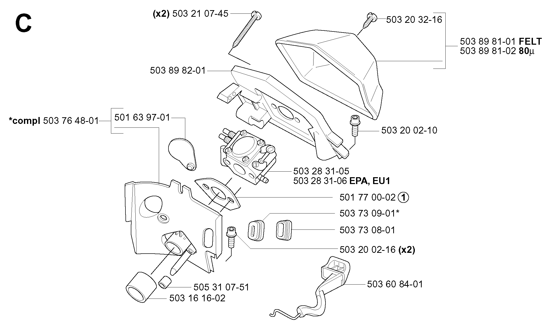 CARBURATEUR ET FILTRE À AIR