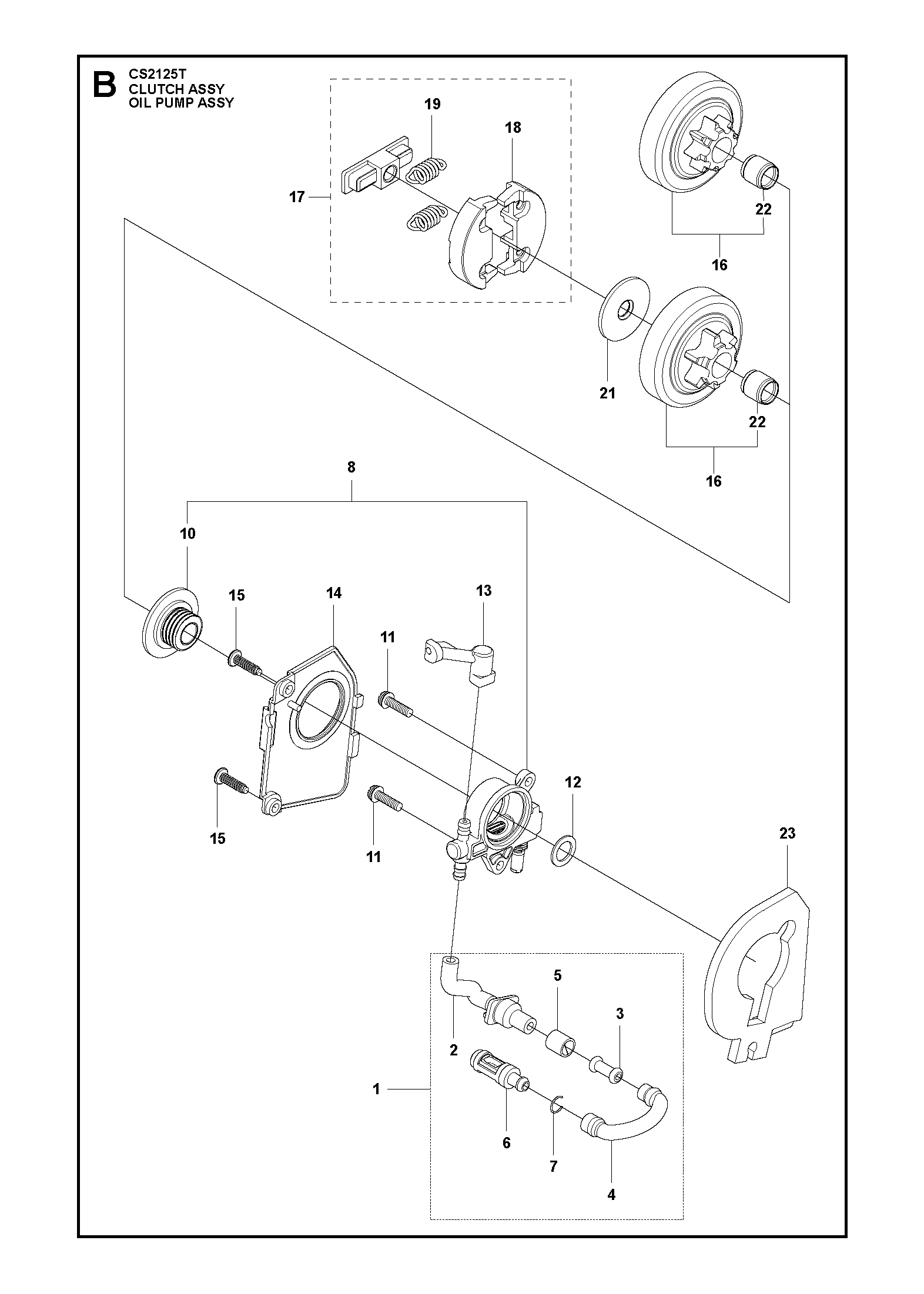 EMBRAYAGE ET POMPE À HUILE