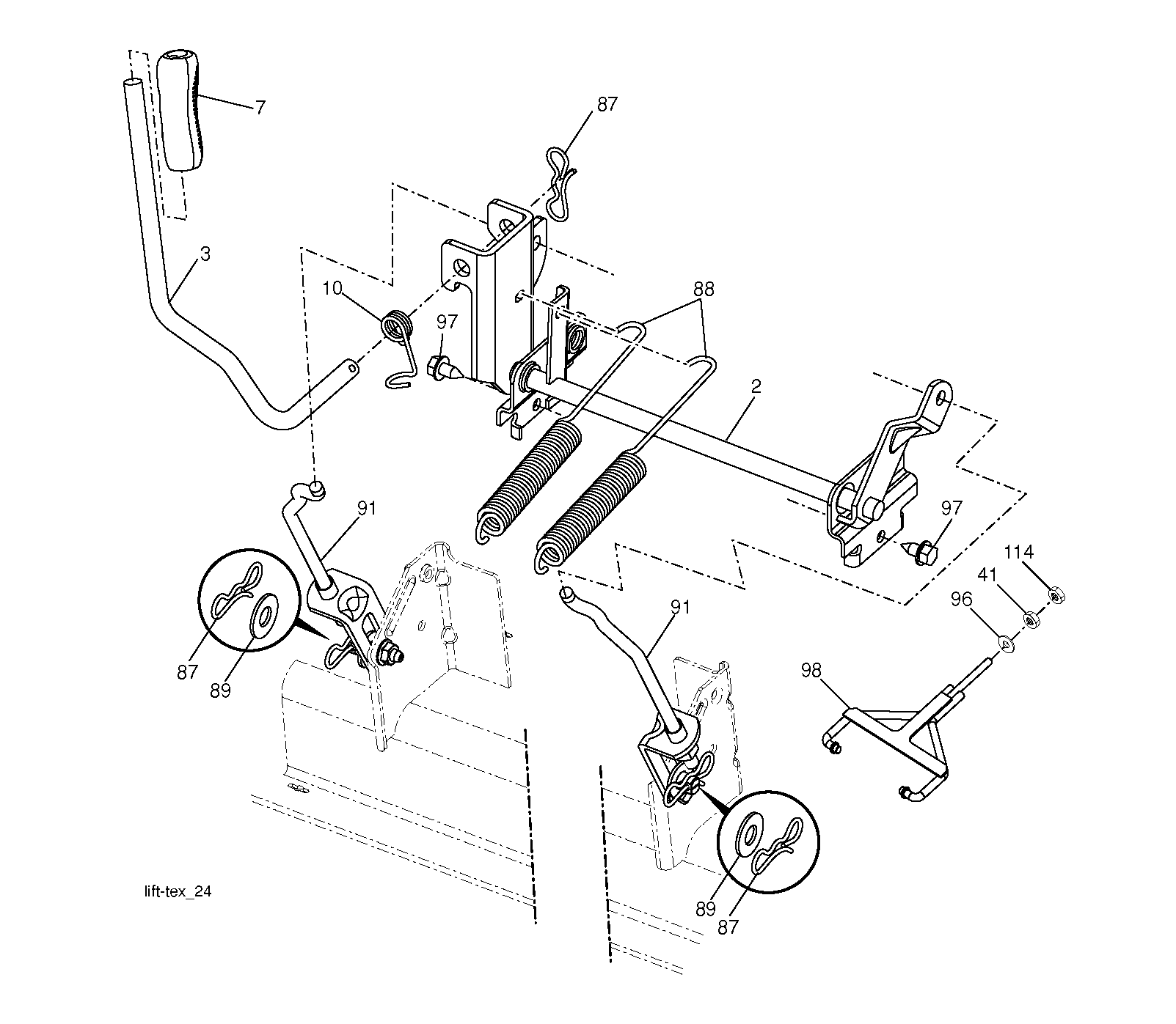 Rasenmäherlift / Decklift