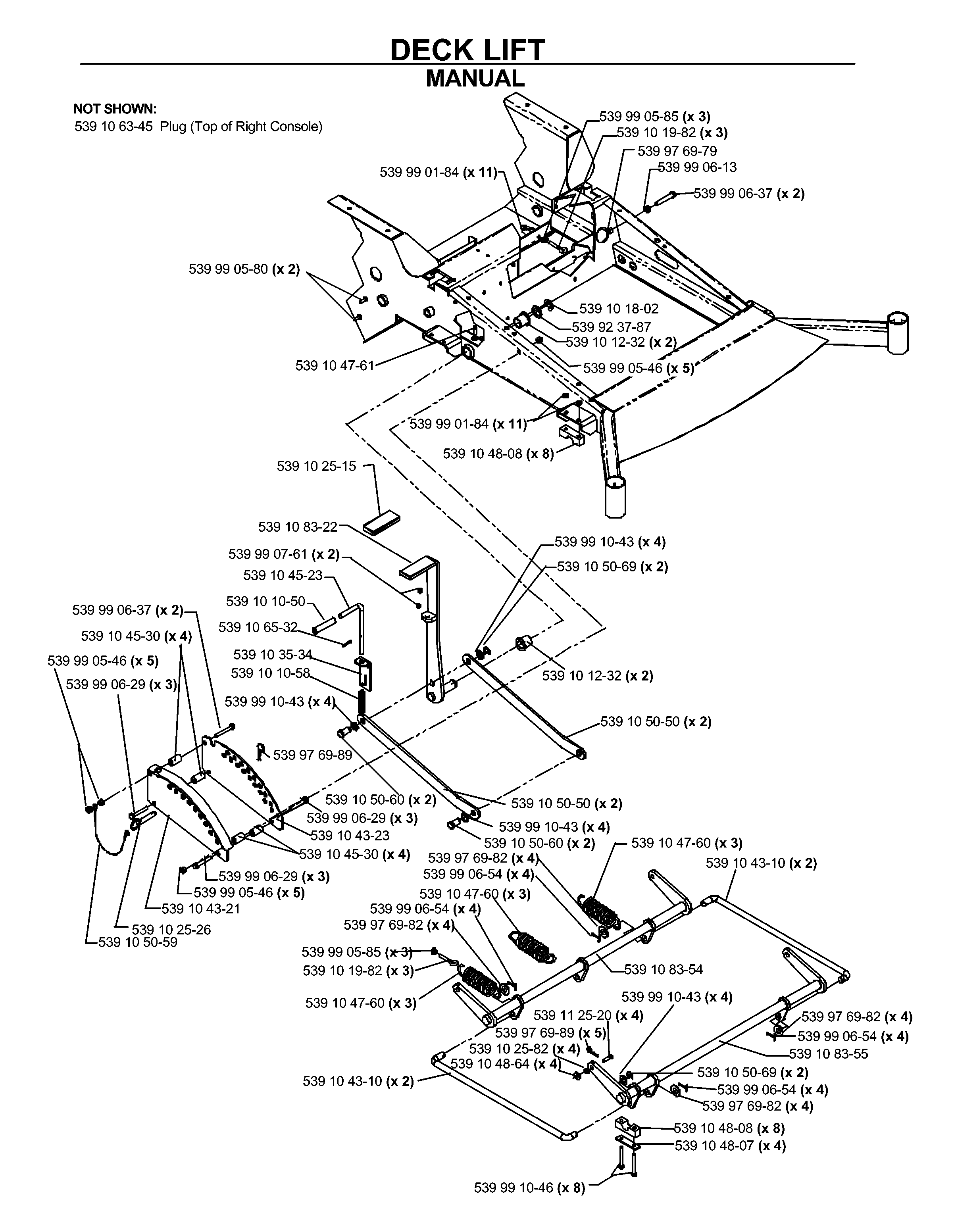 Rasenmäherlift / Decklift