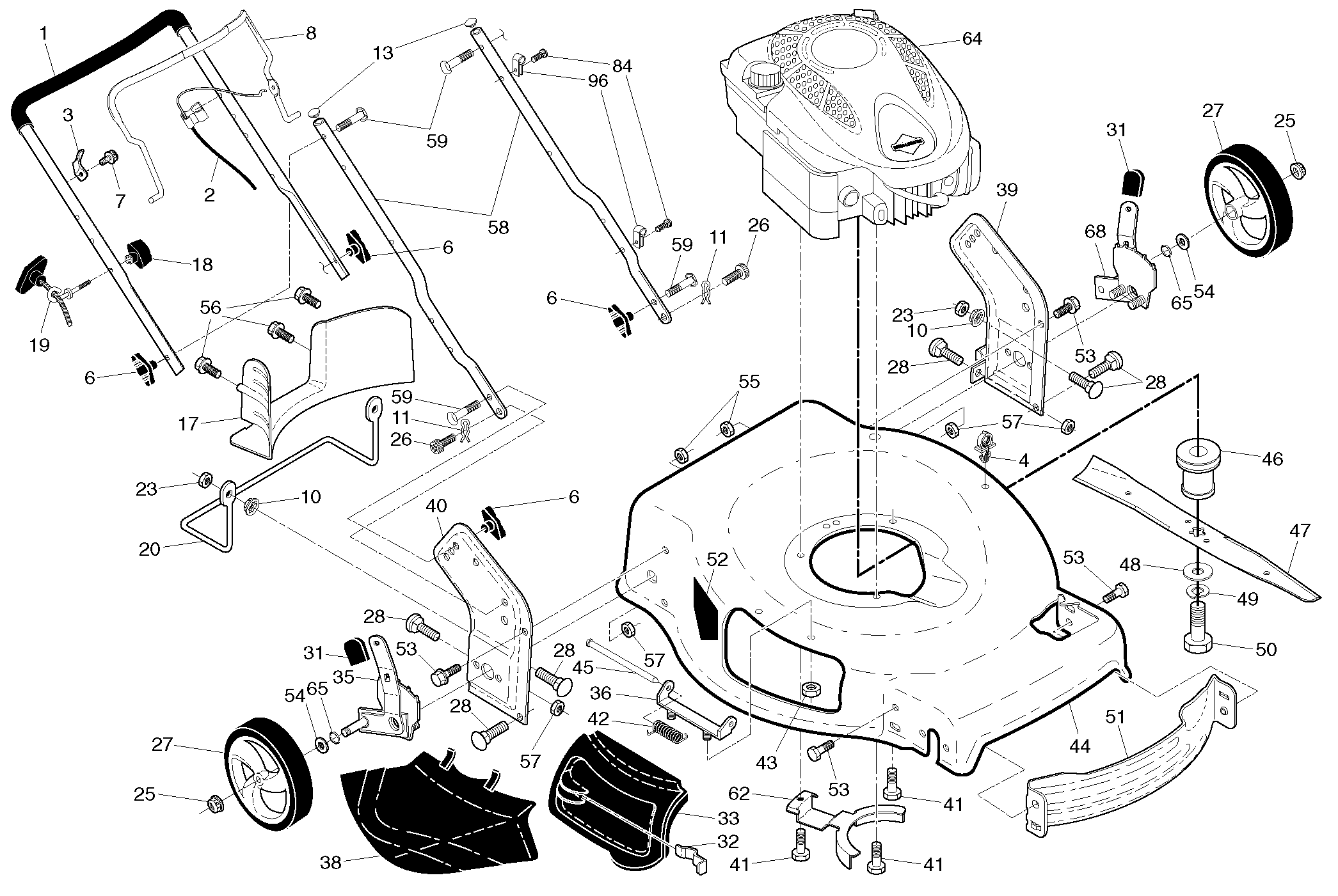 RAHMEN UND MOTOR