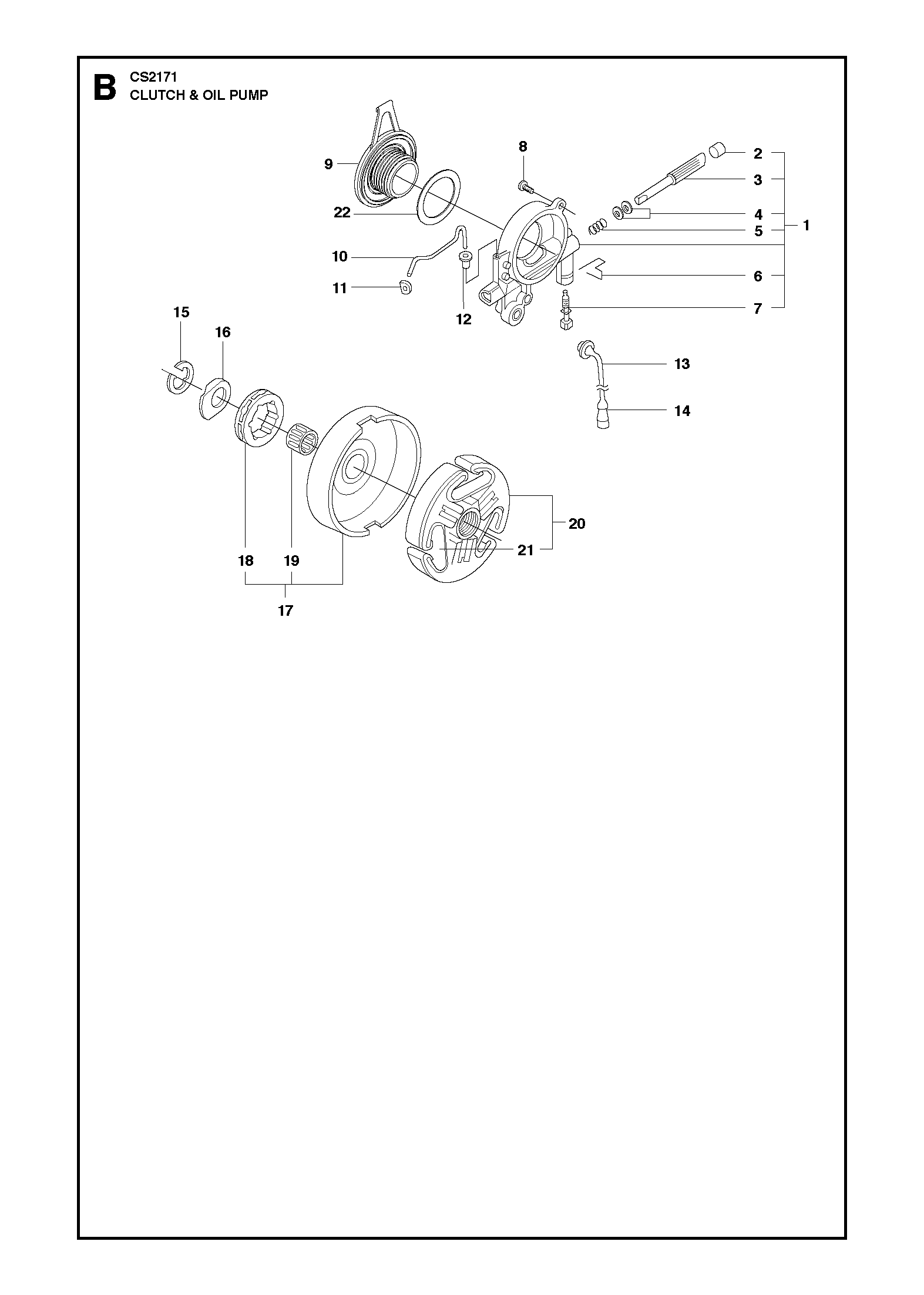 EMBRAYAGE ET POMPE À HUILE