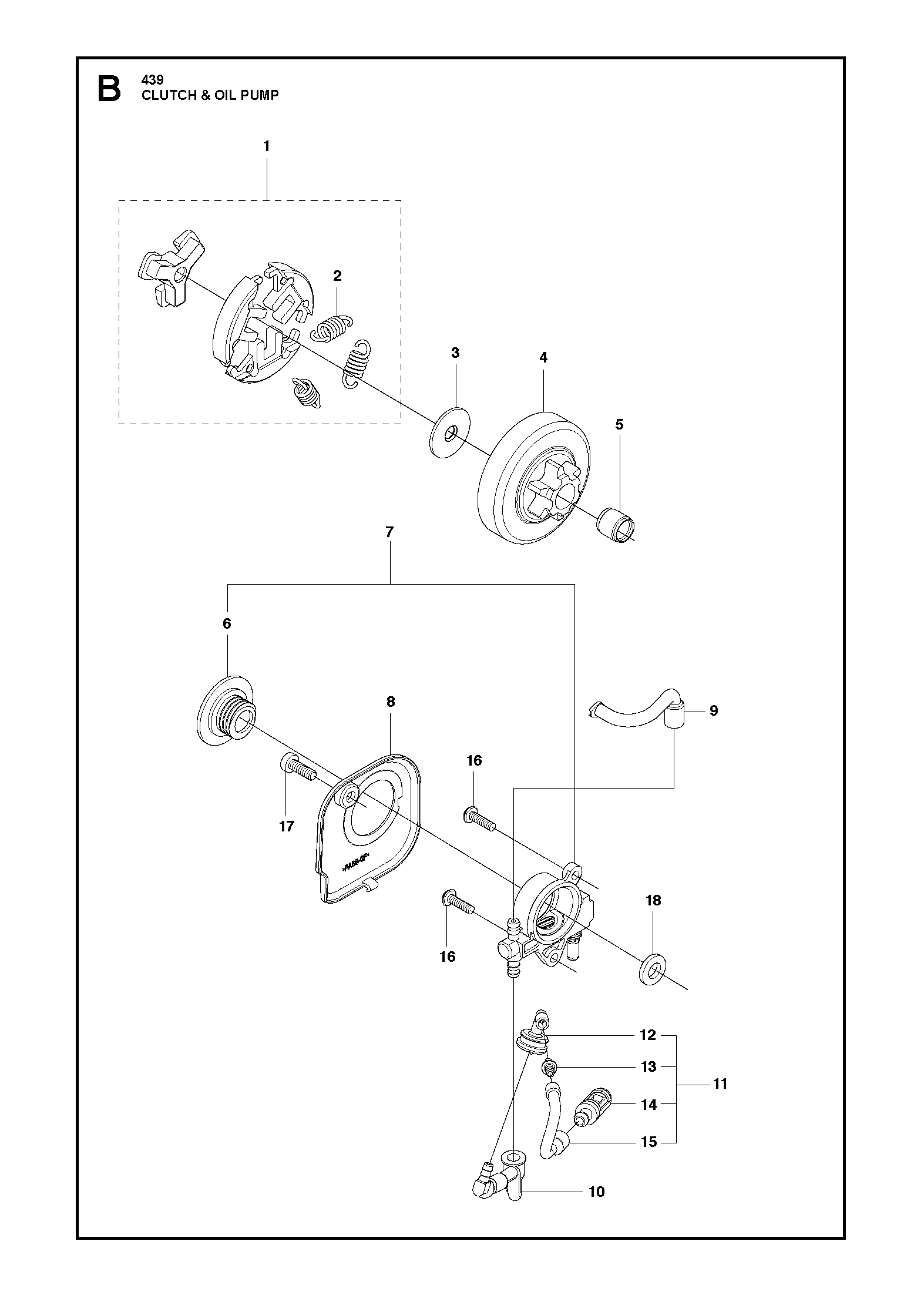 EMBRAYAGE ET POMPE À HUILE