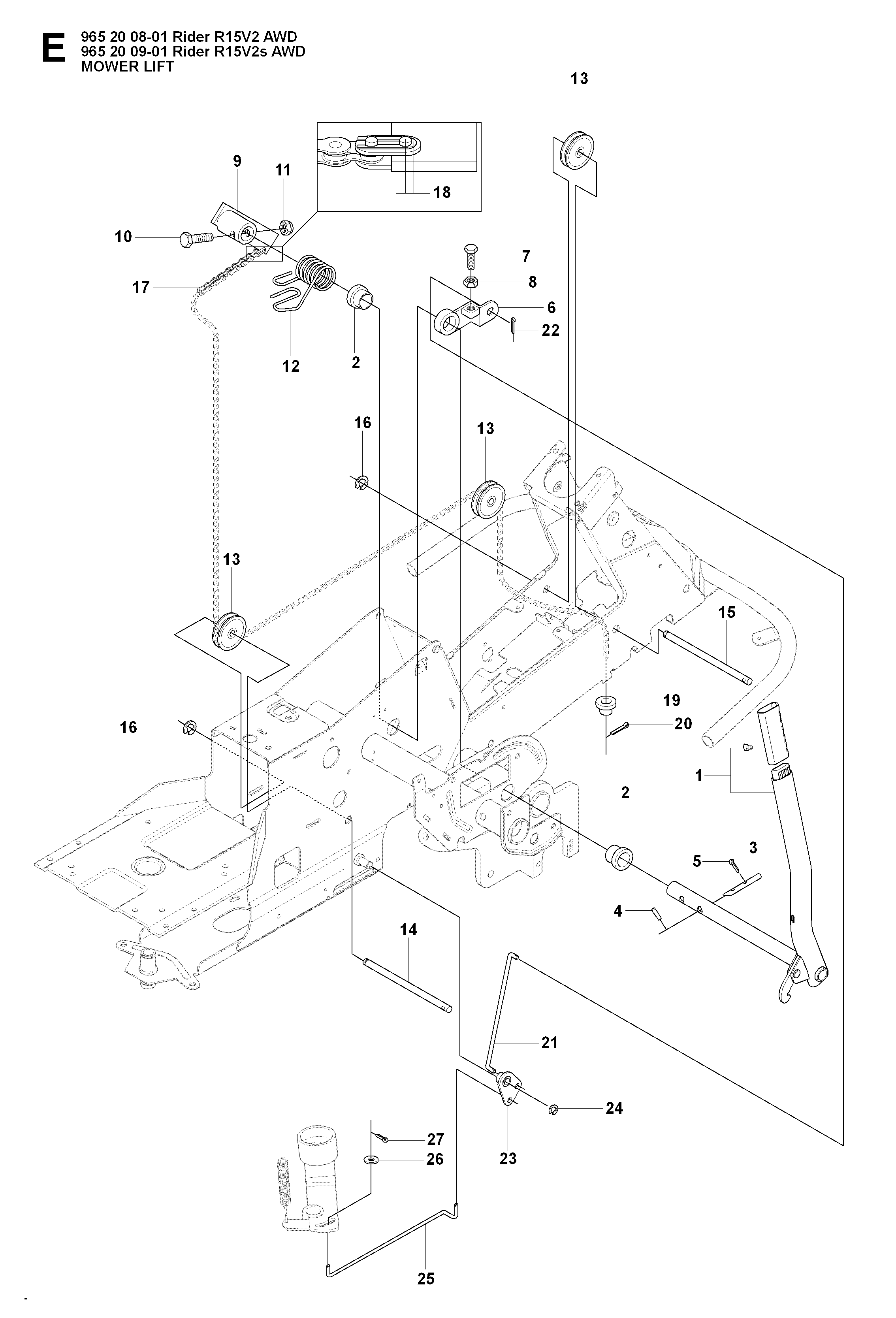 Rasenmäherlift / Decklift