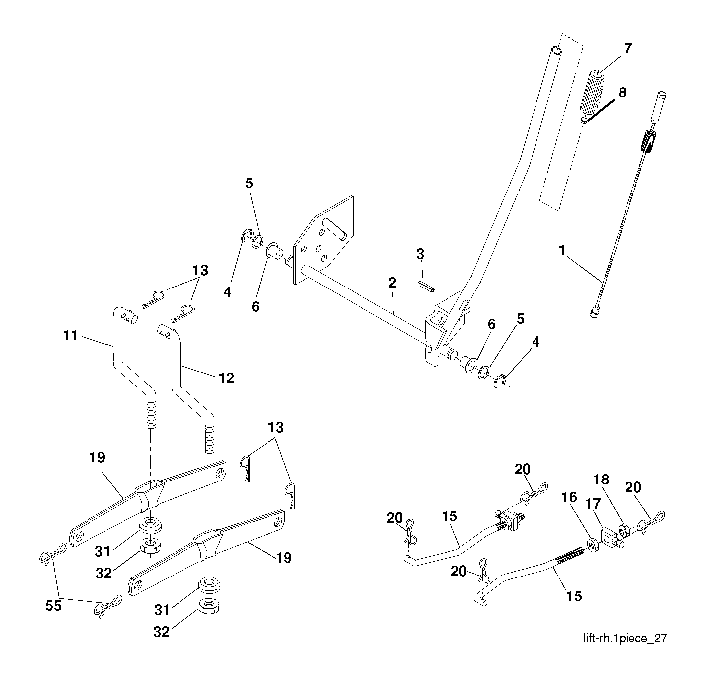 Rasenmäherlift / Decklift
