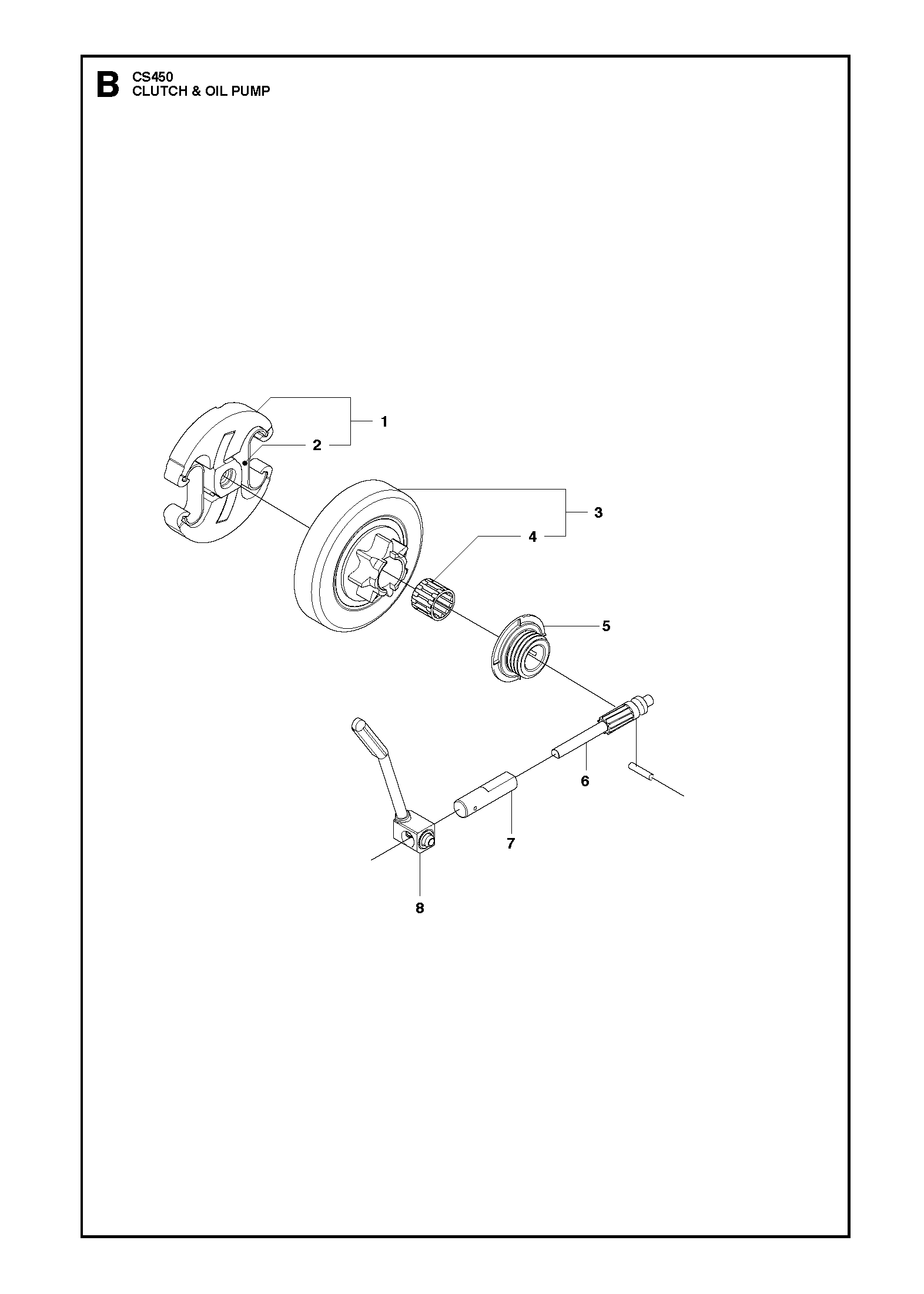 CLUTCH AND OIL PUMP
