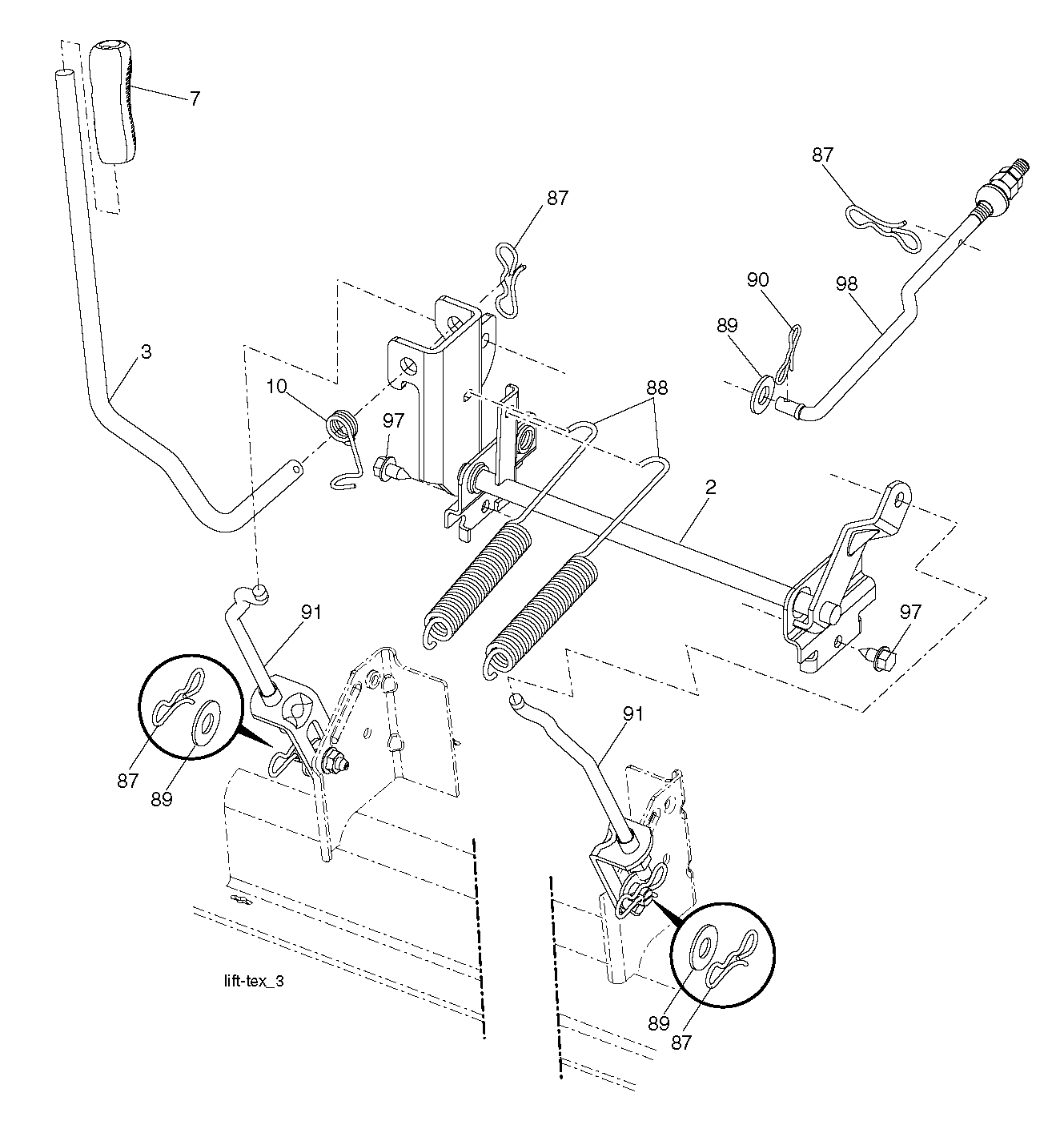 Rasenmäherlift / Decklift