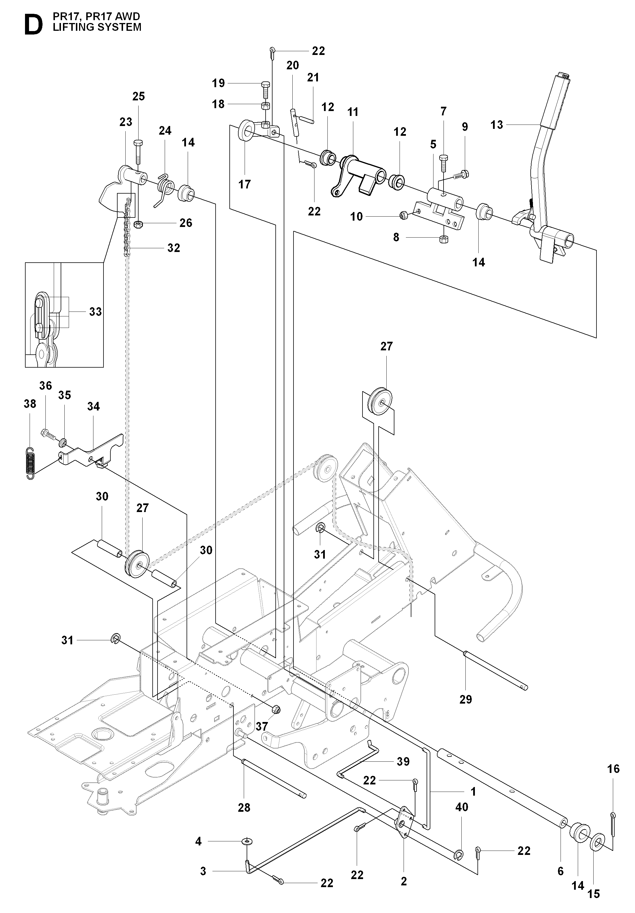 Rasenmäherlift / Decklift