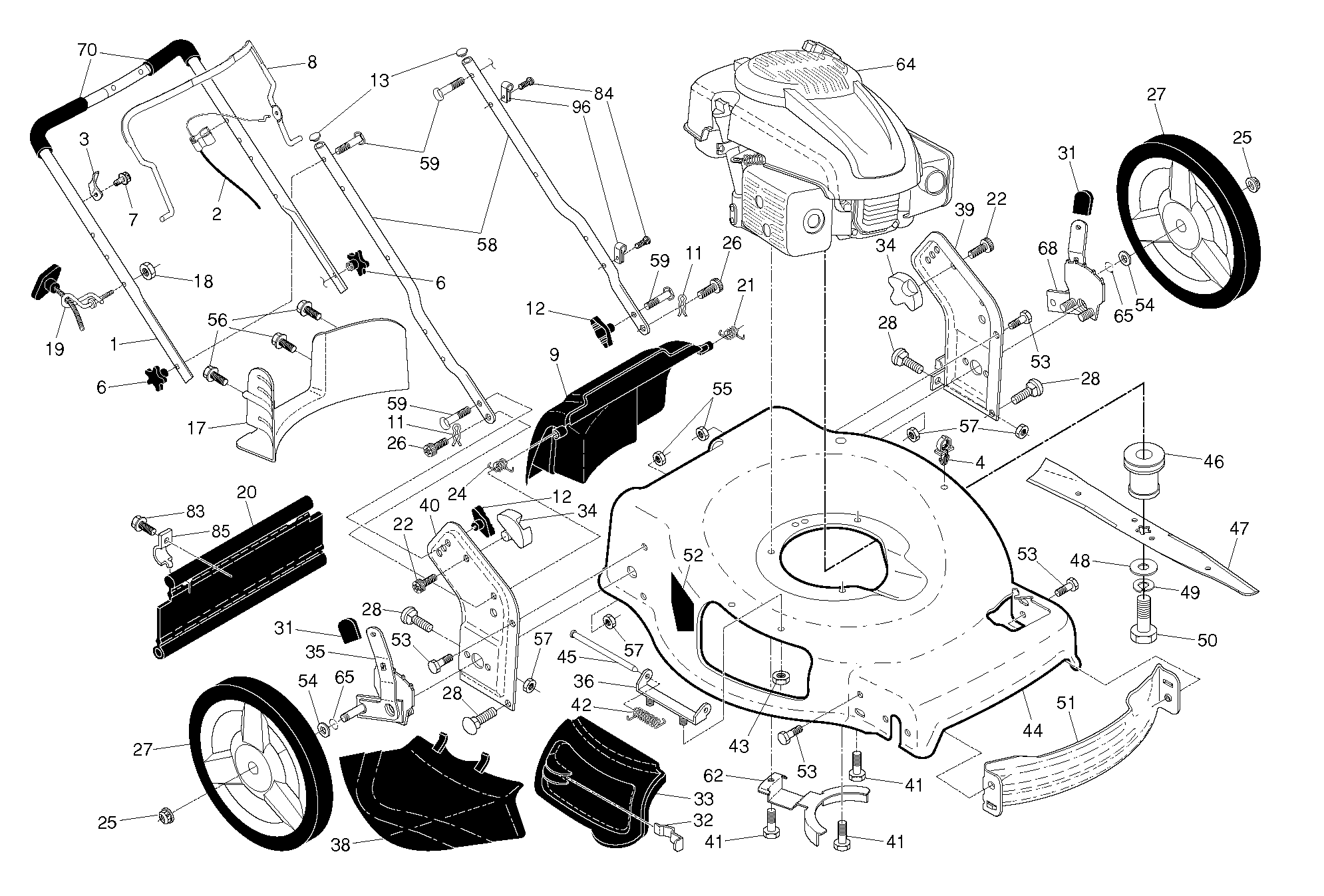 RAHMEN UND MOTOR