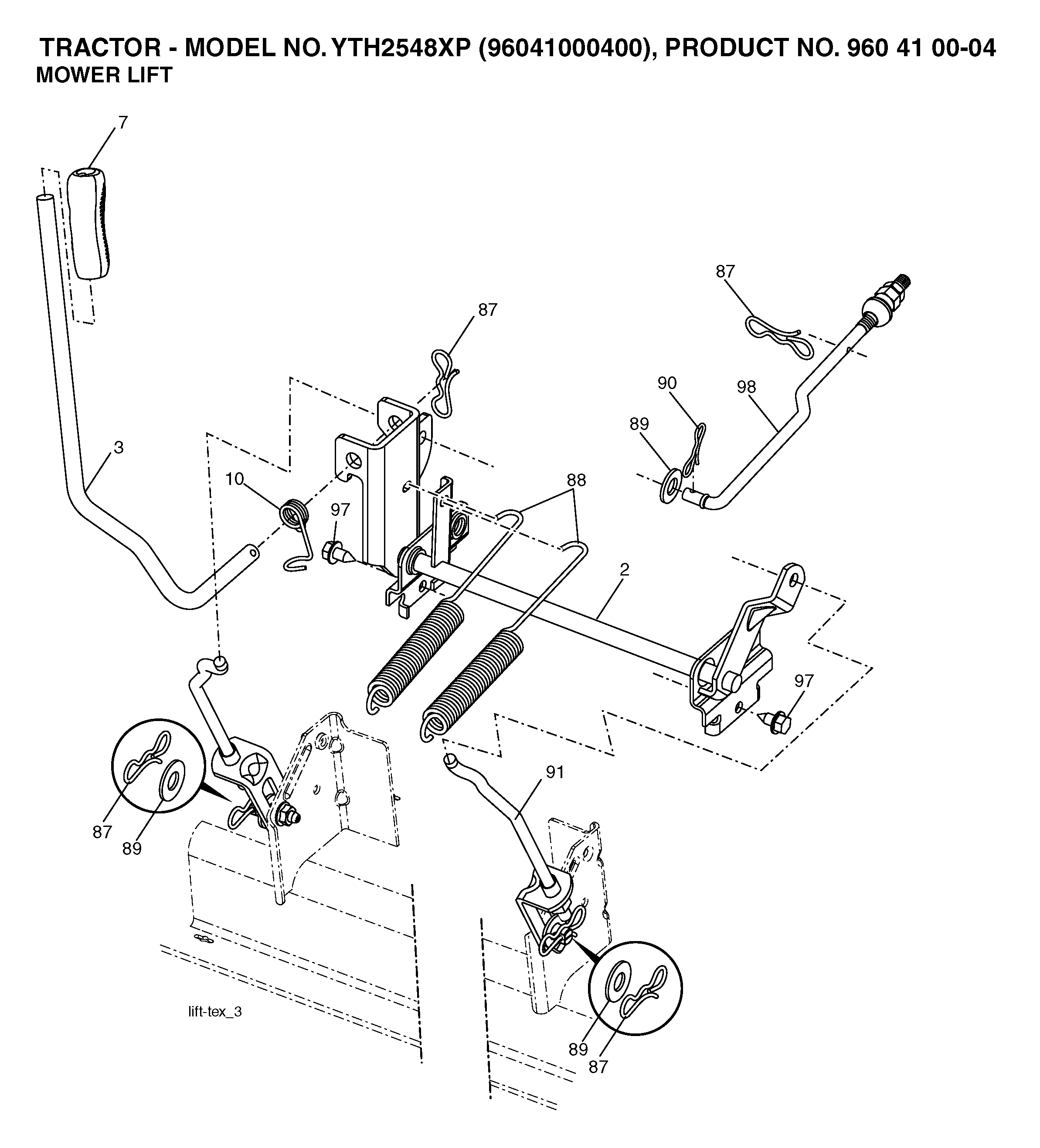 Rasenmäherlift / Decklift