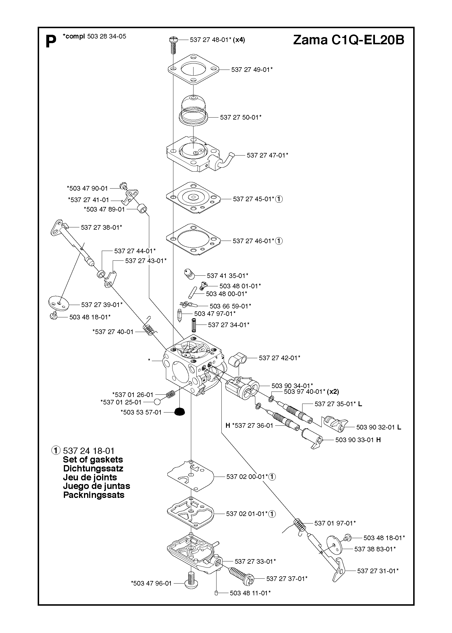DÉTAILS DU CARBURATEUR
