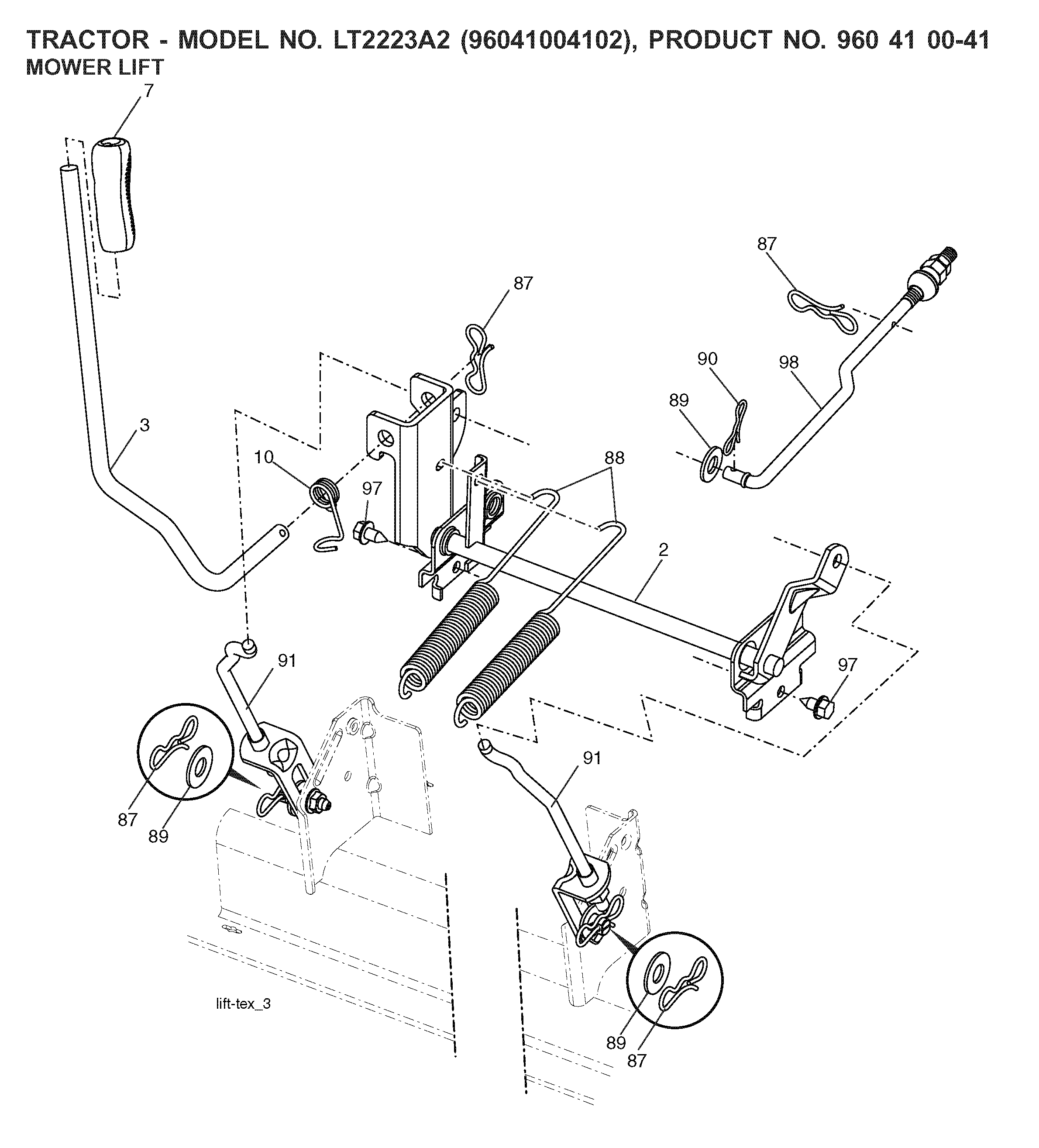Rasenmäherlift / Decklift