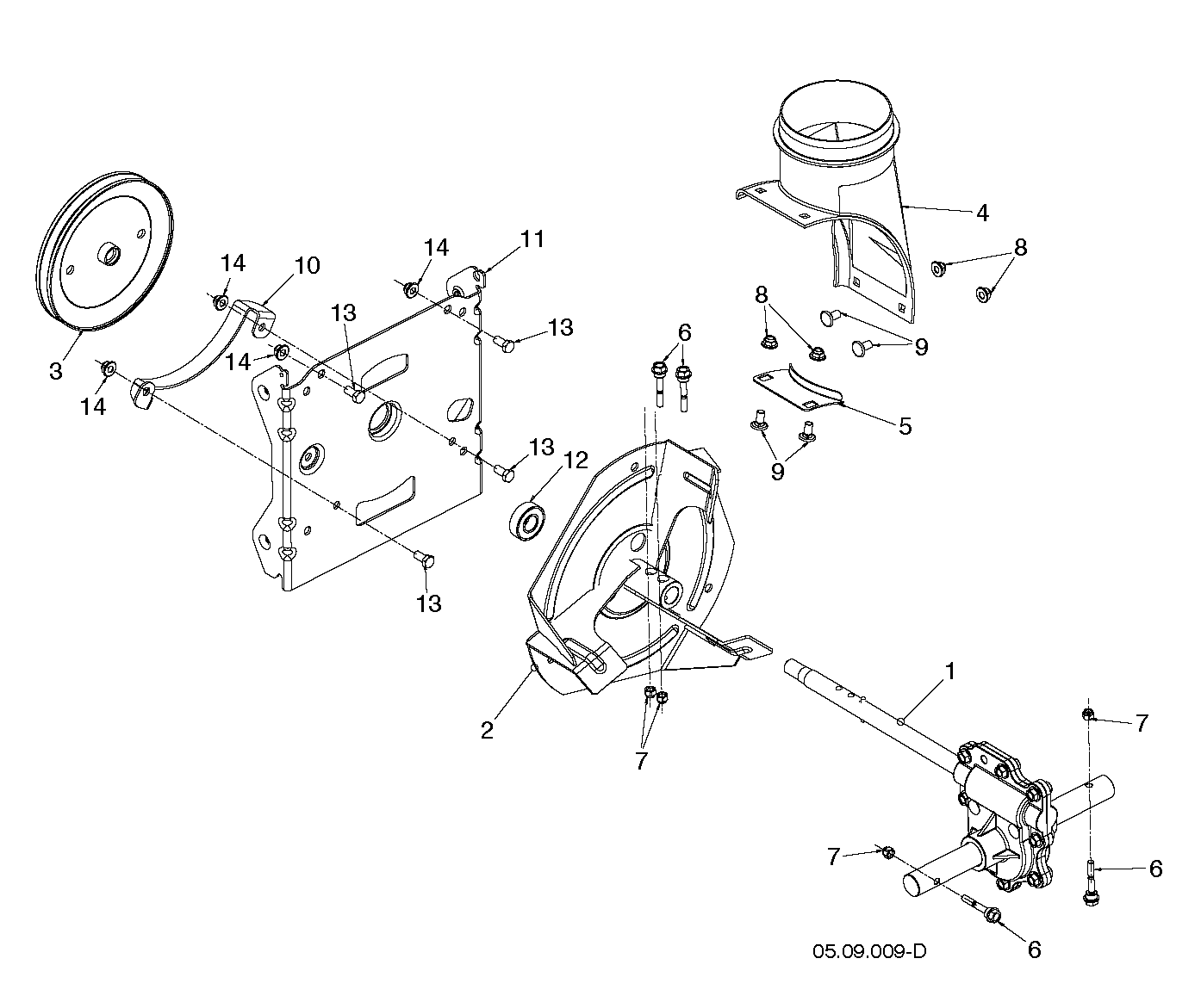 CARTER FRESA E TURBINA