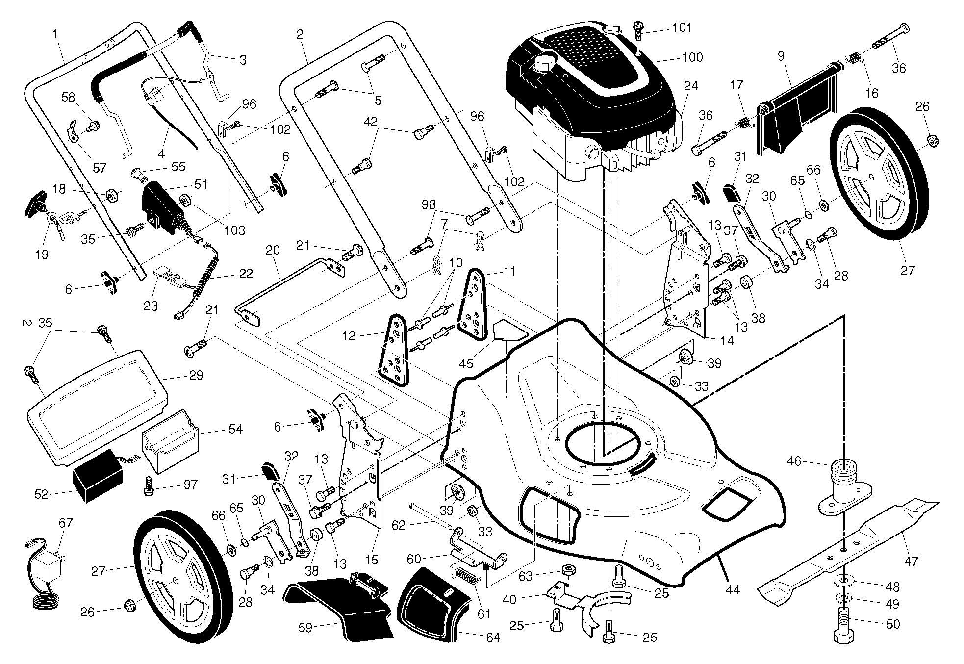 RAHMEN UND MOTOR
