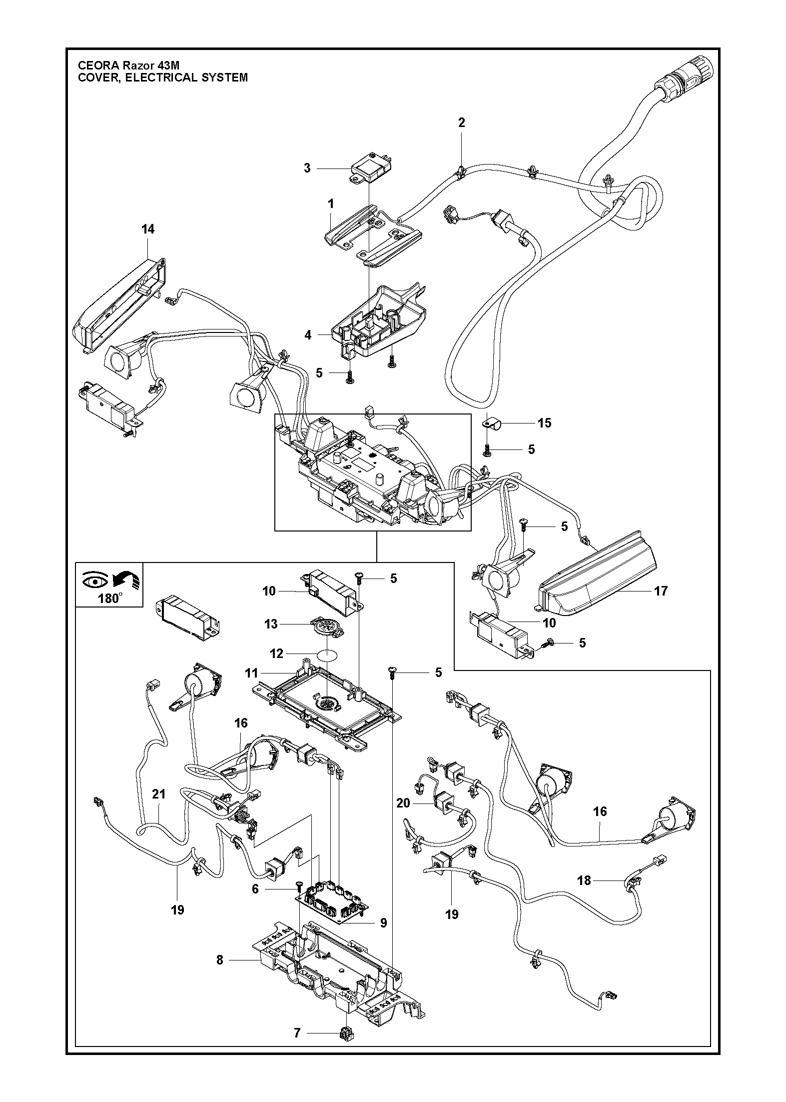 COVER, ELECTRICAL SYSTEM