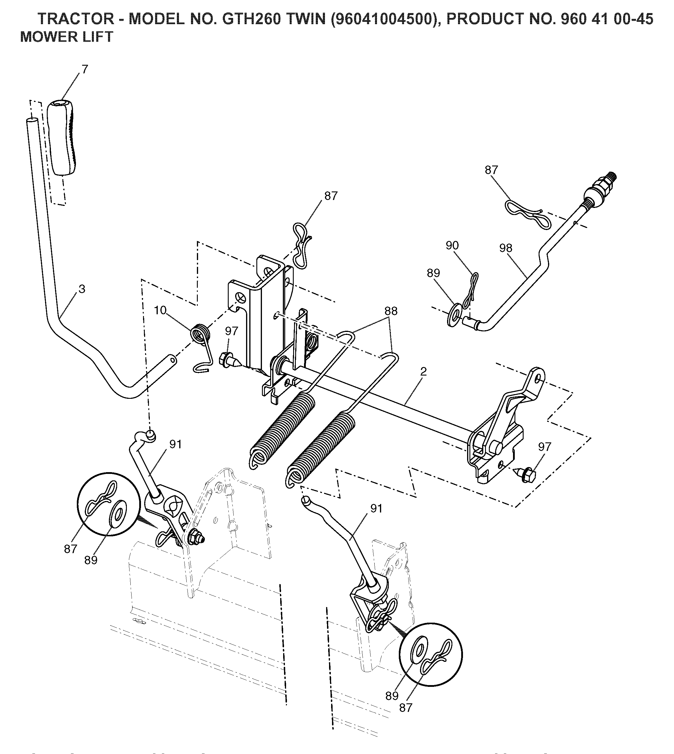 Rasenmäherlift / Decklift