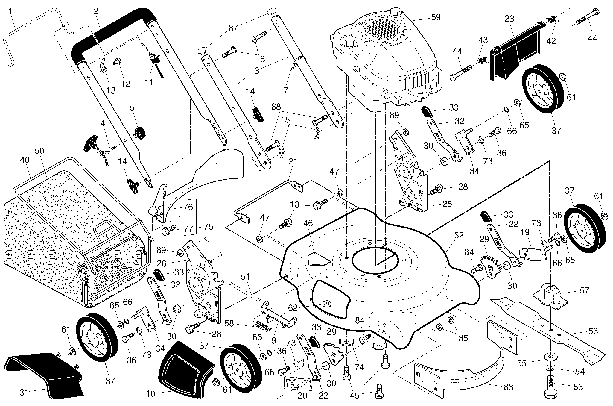 RAHMEN UND MOTOR
