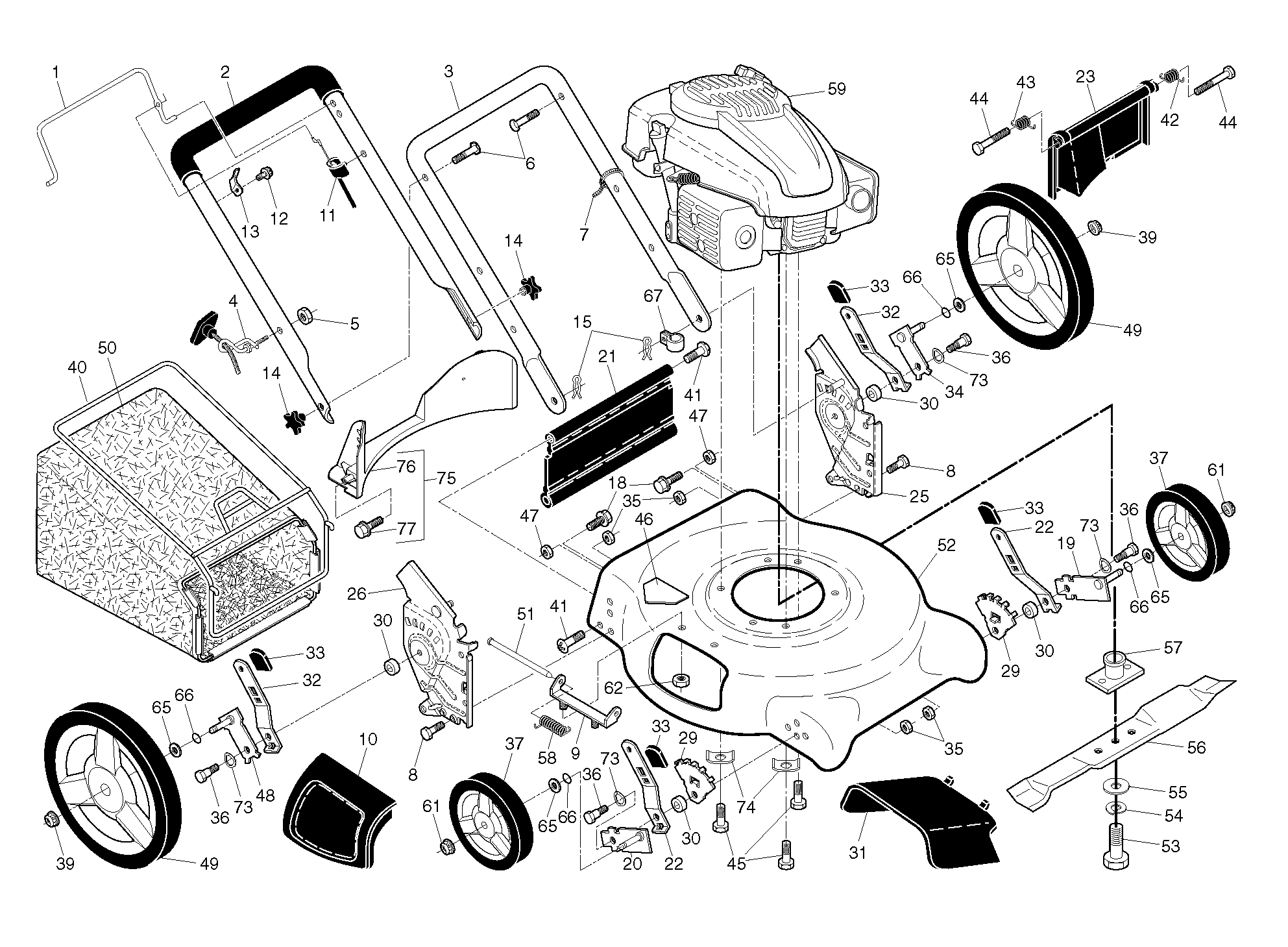 RAHMEN UND MOTOR