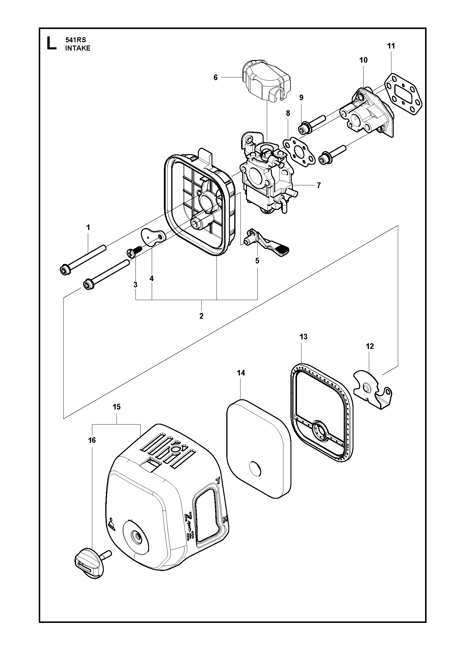 CARBURATORE E FILTRO ARIA