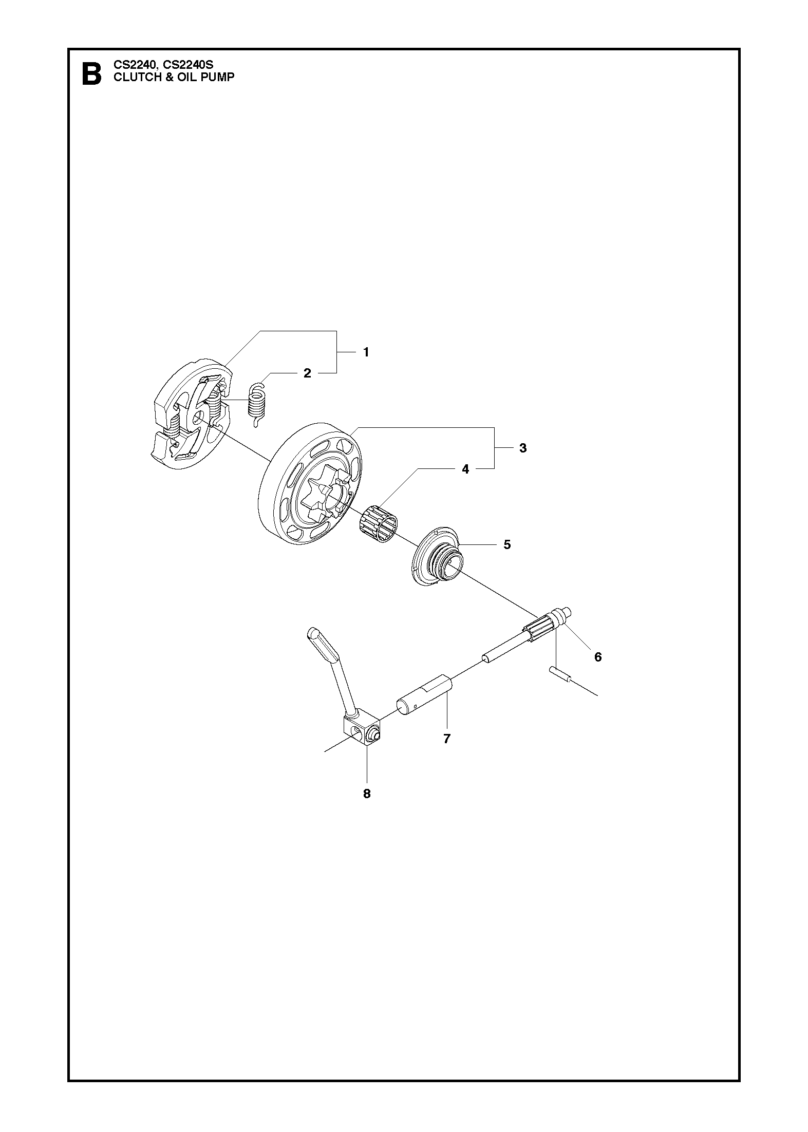 EMBRAYAGE ET POMPE À HUILE